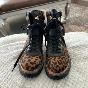 Franco Sarto Leopard booties